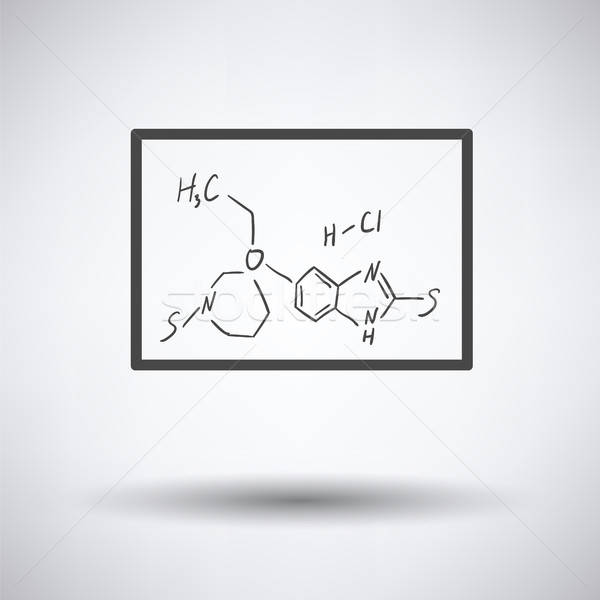 Stockfoto: Icon · chemie · formule · klas · Blackboard · medische