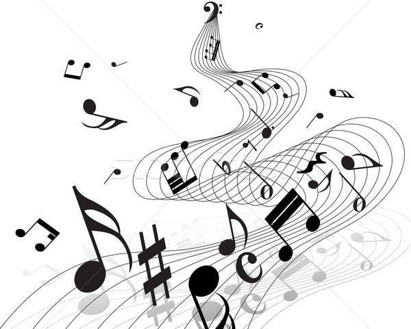 [[stock_photo]]: Note · personnel · vecteur · notes · de · musique · design · clé