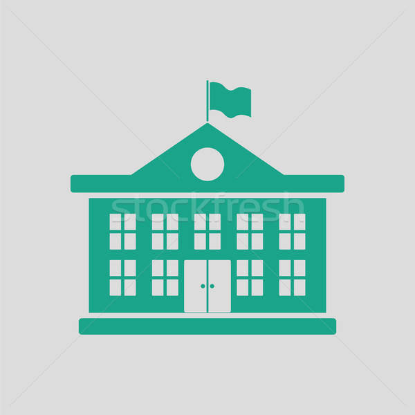 School building icon Stock photo © angelp