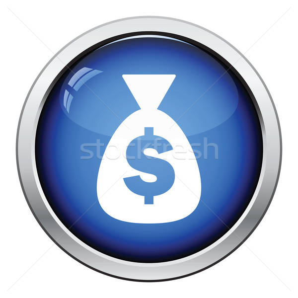 Money bag icon Stock photo © angelp