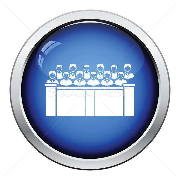 жюри икона кнопки дизайна бизнеса Сток-фото © angelp