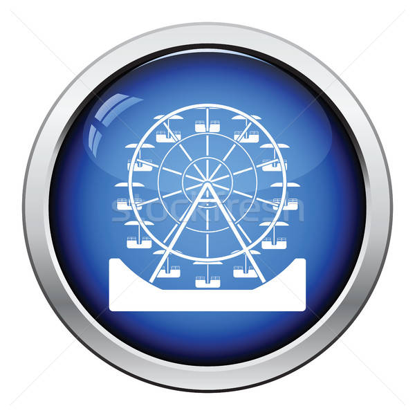 Ferris wheel icon Stock photo © angelp