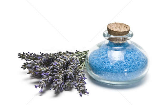 Bath salts and fresh lavender. Stock photo © angelsimon