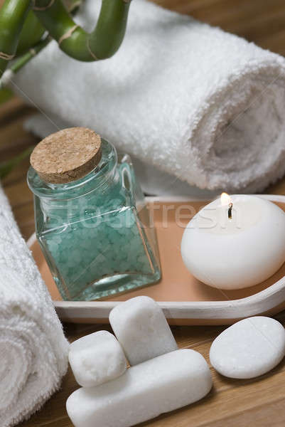 Banyo spa natürmort temizlik dekoratif su Stok fotoğraf © angelsimon