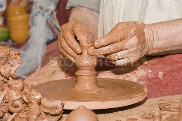 Pottery. Stock photo © angelsimon
