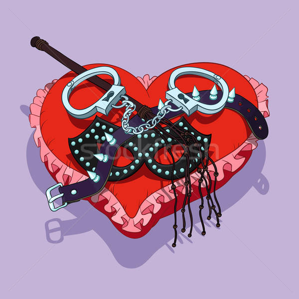 Valentine's Day BDSM gift Stock photo © animagistr