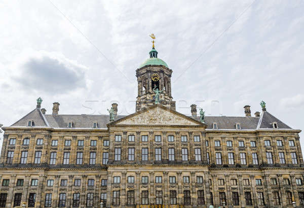 The Royal Palace at the Dam Square in Amsterdam Stock photo © anmalkov