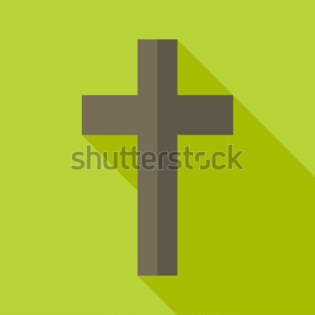 Religiosas Christian signo estilizado ilustración sombra Foto stock © Anna_leni