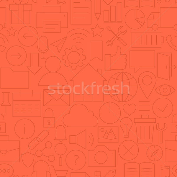 Foto stock: Fino · linha · teia · móvel · usuário · interface