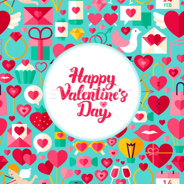 Stockfoto: Valentijnsdag · groet · stijl · liefde · vakantie · poster
