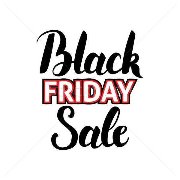 [[stock_photo]]: Black · friday · vente · calligraphie · encre · brosse