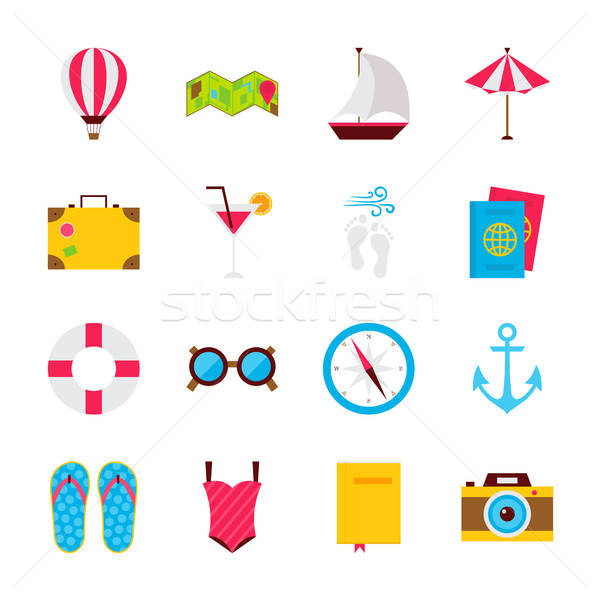 Summer Time Objects Stock photo © Anna_leni