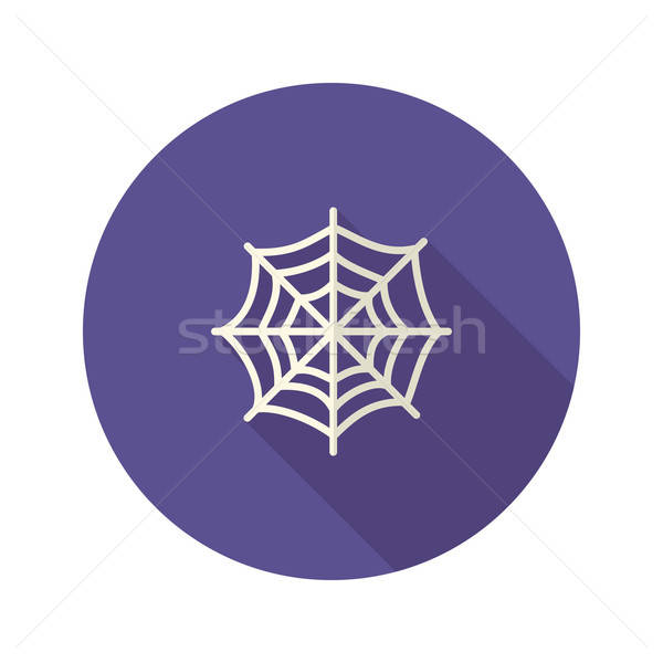 Halloween Spinnennetz Symbol Web Nacht Angst Stock foto © Anna_leni