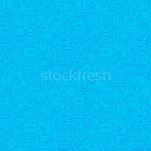 Foto stock: Linha · ciência · educação · azul · telha · padrão