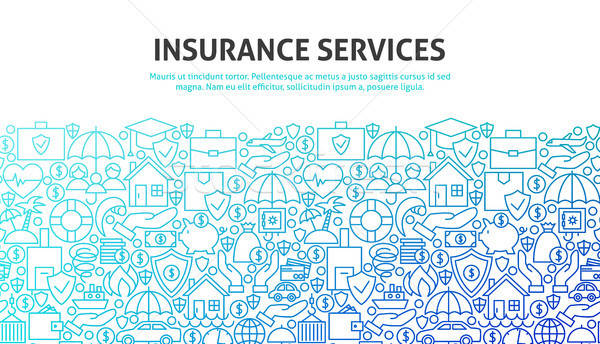 Insurance Services Concept Stock photo © Anna_leni