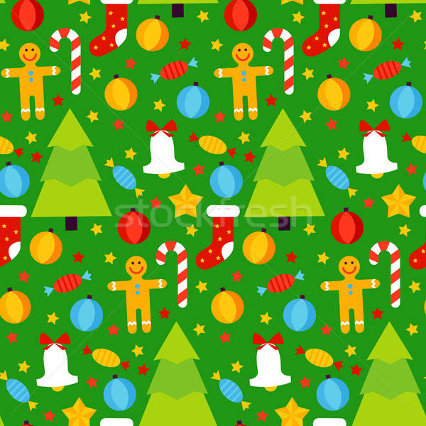 Christmas Seamless Pattern Stock photo © Anna_leni