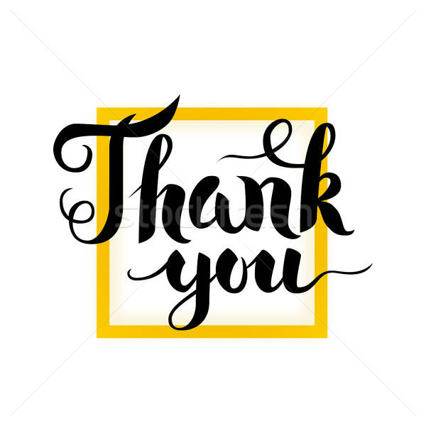 Thank You Greeting Card Stock photo © Anna_leni