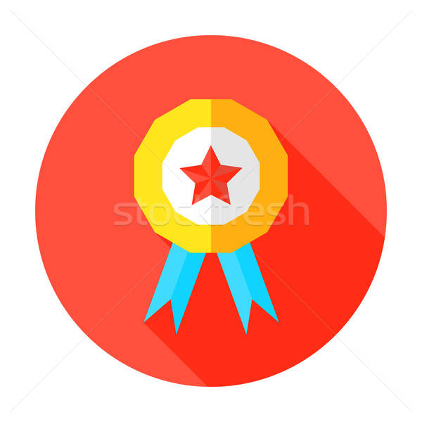 Grade A or Above Flat Circle Icon Stock photo © Anna_leni