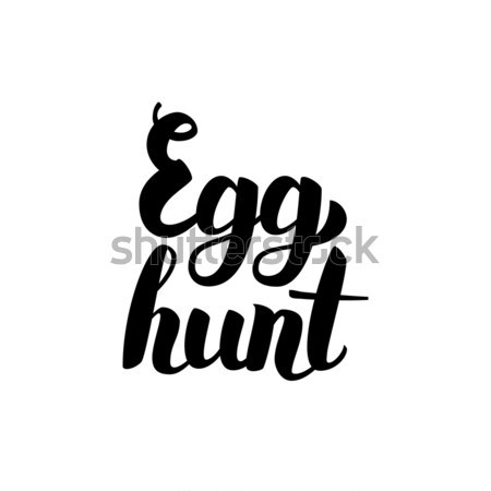 Сток-фото: яйцо · охота · чернила · щетка · каллиграфия