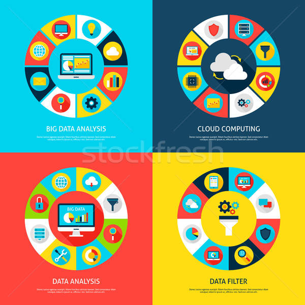 Big Data Concepts Stock photo © Anna_leni