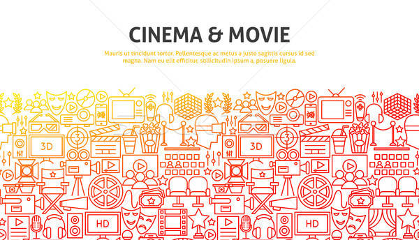 Cinema and Movie Concept Stock photo © Anna_leni