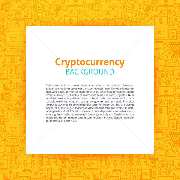 Cryptocurrency Paper Template Stock photo © Anna_leni