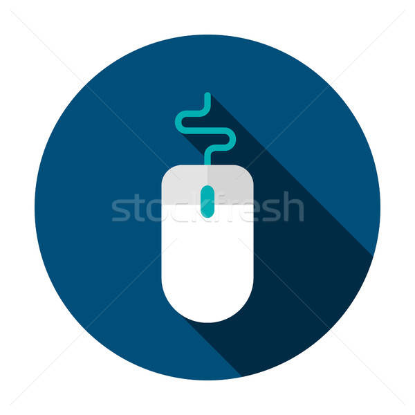 Computer Mouse Circle Icon Stock photo © Anna_leni