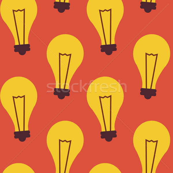 Business idee lamp patroon stijl Stockfoto © Anna_leni