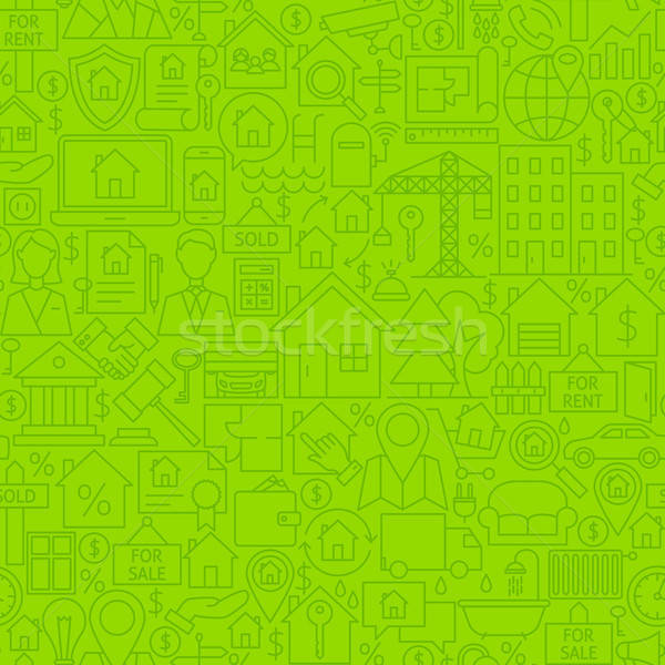 Real Estate Line Tile Pattern Stock photo © Anna_leni