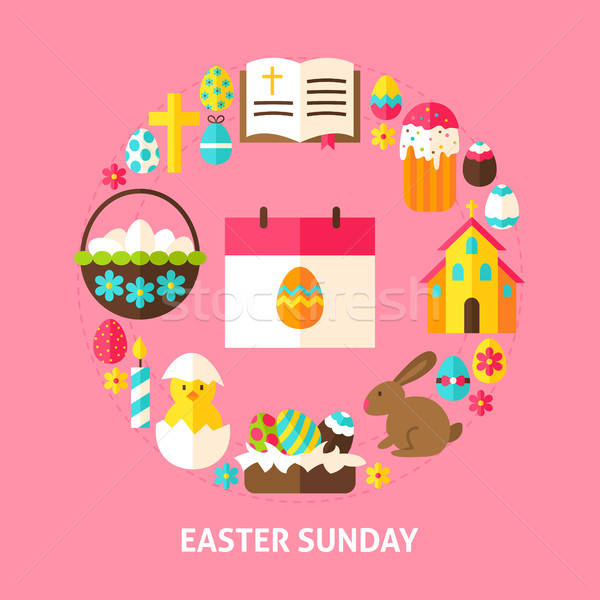 Easter Sunday Card Stock photo © Anna_leni