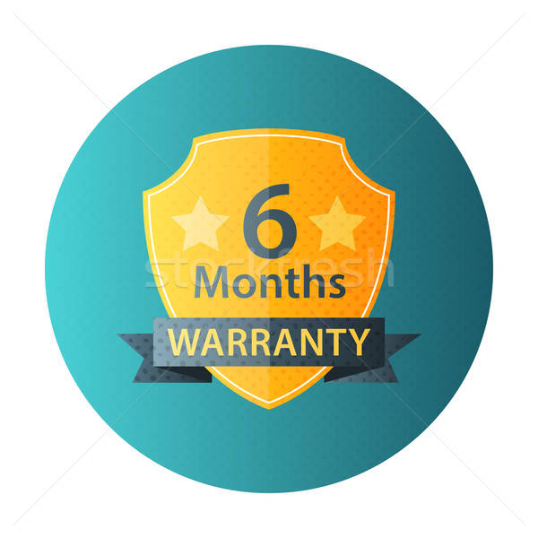 Six Months Warranty circle icon Stock photo © Anna_leni