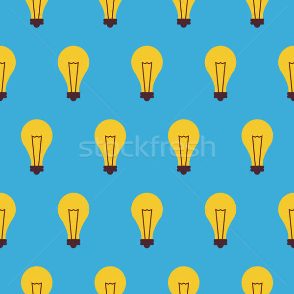 Vecteur créativité idée lampe affaires [[stock_photo]] © Anna_leni