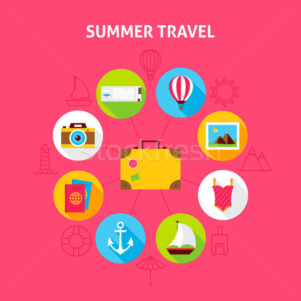 Summer Travel Concept Stock photo © Anna_leni