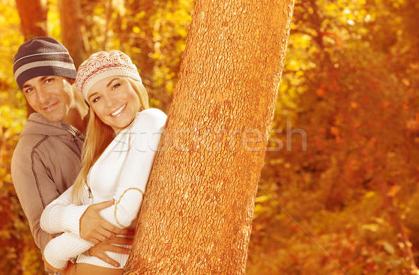 Portrait of family in forest Stock photo © Anna_Om