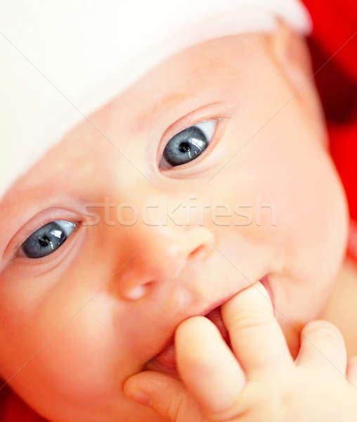 Cute baby face Stock photo © Anna_Om