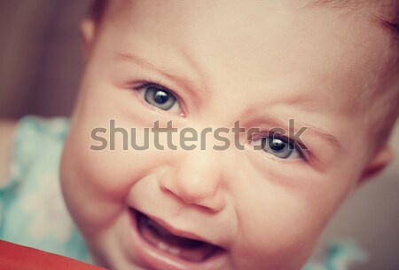 Sad cryig little baby Stock photo © Anna_Om