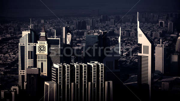 Foto stock: Ciudad · paisaje · urbano · escena · urbana · lujo · ciudad