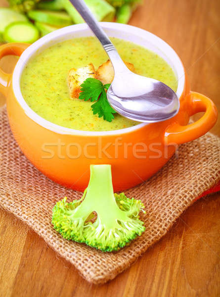 Délicieux végétarien soupe photo brocoli [[stock_photo]] © Anna_Om