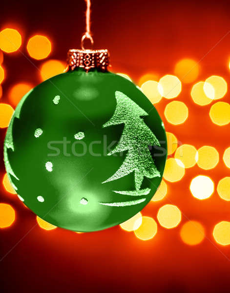 Green Christmastime decoration Stock photo © Anna_Om