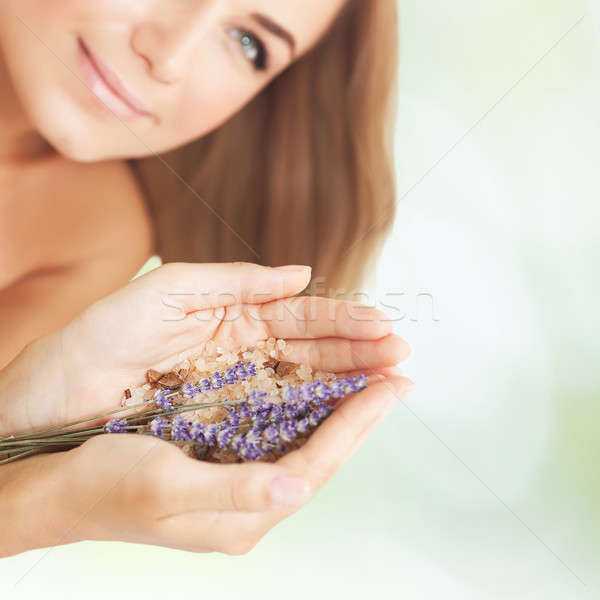 Stock photo: Female in a beauty salon