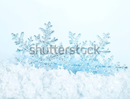 Snowflake winter background Stock photo © Anna_Om