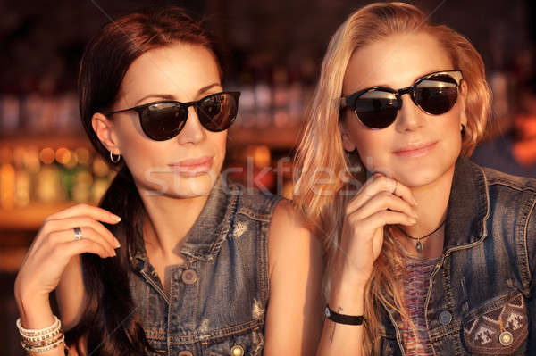 Two beautiful women Stock photo © Anna_Om