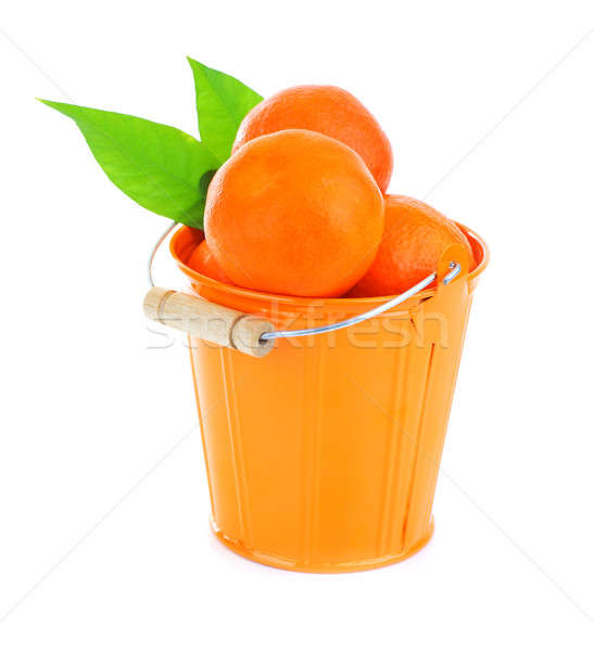 Ripe fresh mandarins Stock photo © Anna_Om