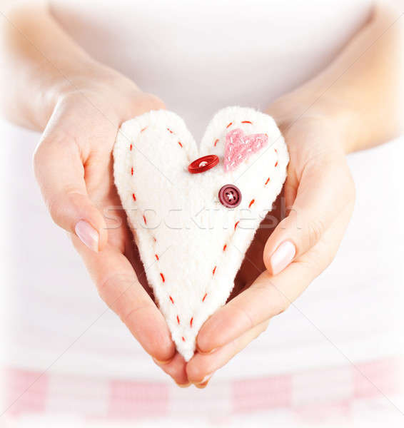 Soft toy heart-shaped Stock photo © Anna_Om