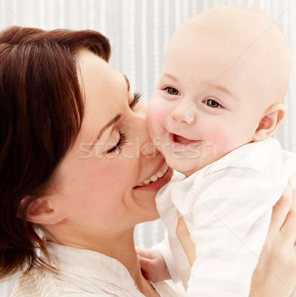 Boldog anya baba fiatal tart fiú Stock fotó © Anna_Om