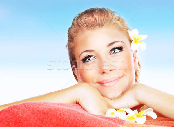 Spa therapy on the beach Stock photo © Anna_Om