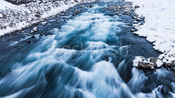 Drifting river in Iceland Stock photo © Anna_Om