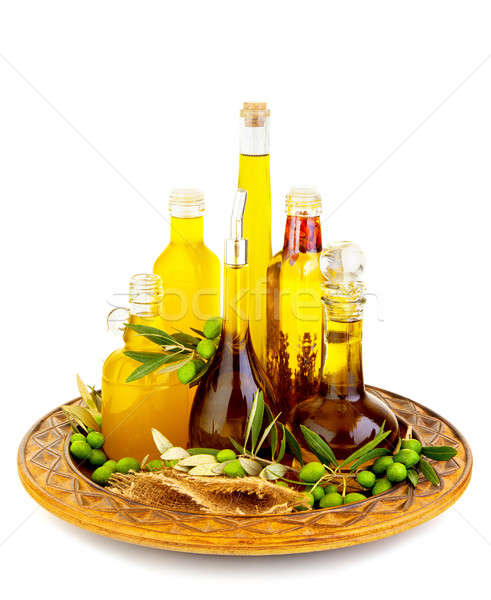 Variety of an olive oils Stock photo © Anna_Om