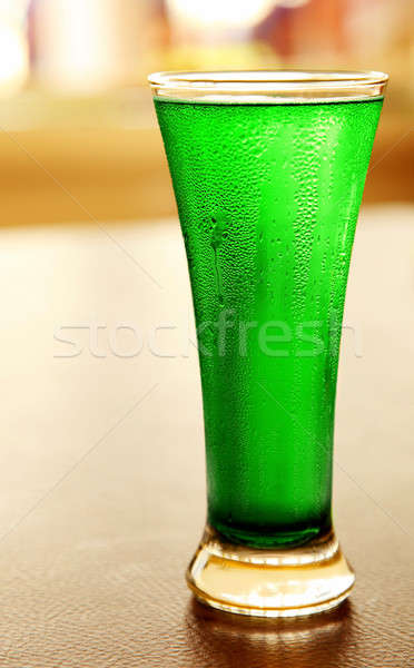 Cold green beer Stock photo © Anna_Om