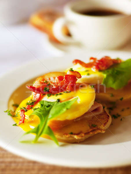 Tasty breakfast eggs Stock photo © Anna_Om